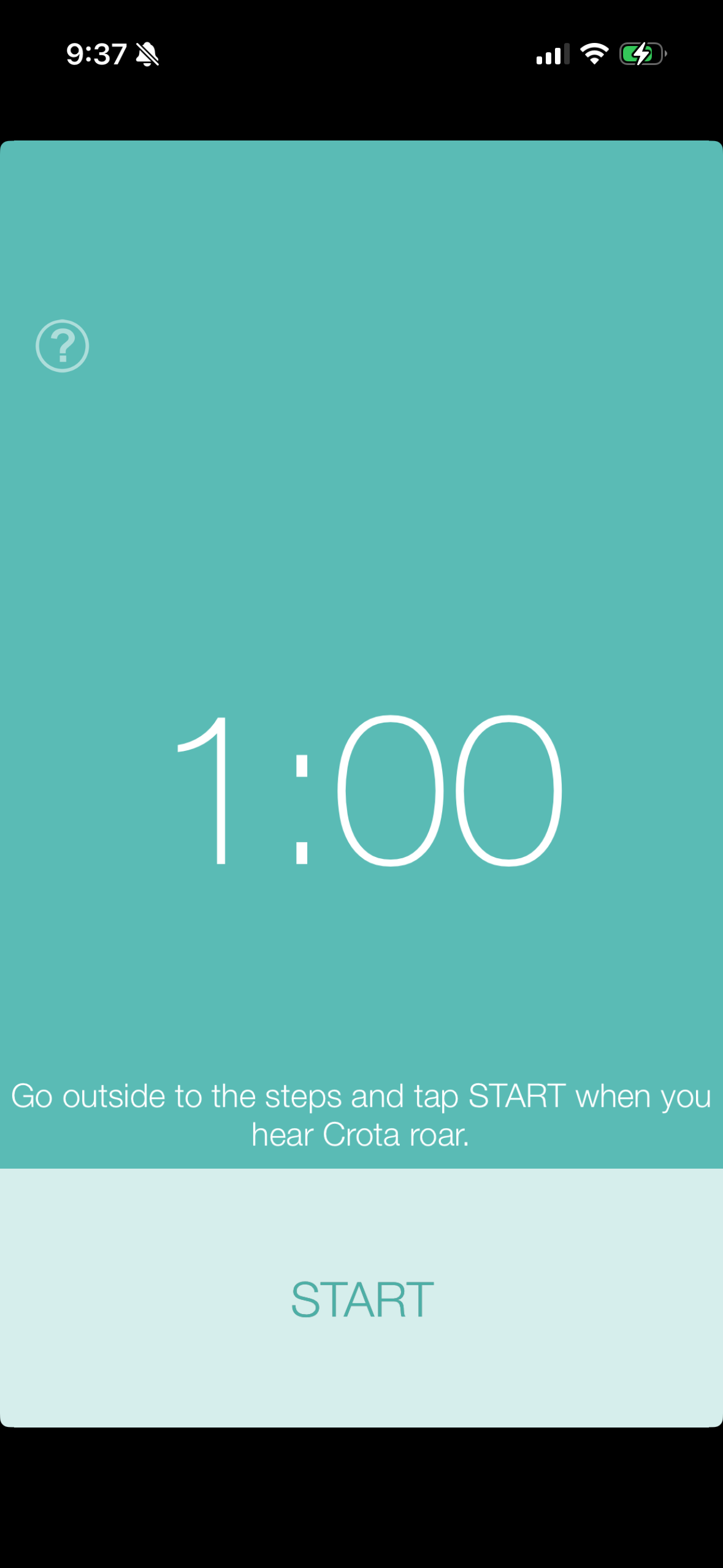 Crota Timer app screenshot