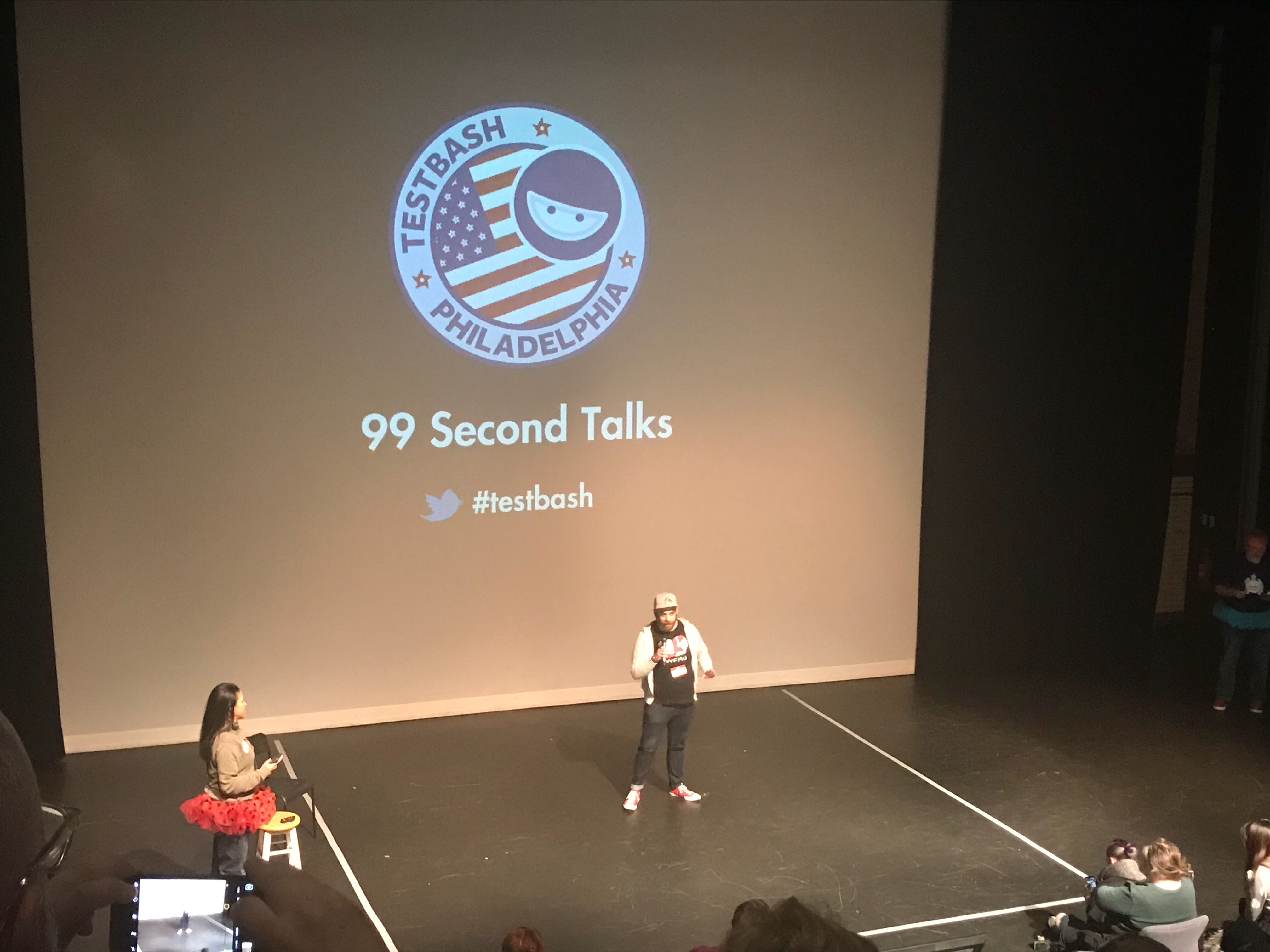 Matt speaking at TestBash Philadelphia